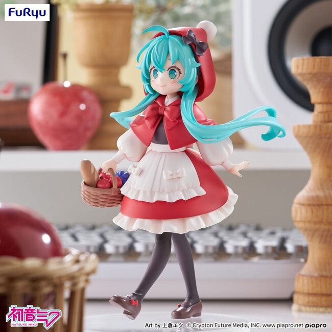 Hatsune Miku Desktop-Fee PVC-Statue Hatsune Miku Rotkäppchen Ver. 16 cm