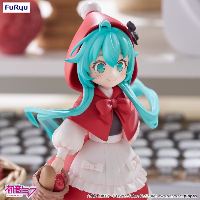 Hatsune Miku Desktop-Fee PVC-Statue Hatsune Miku Rotkäppchen Ver. 16 cm
