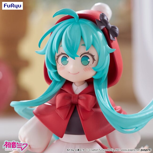Hatsune Miku Desktop-Fee PVC-Statue Hatsune Miku Rotkäppchen Ver. 16 cm