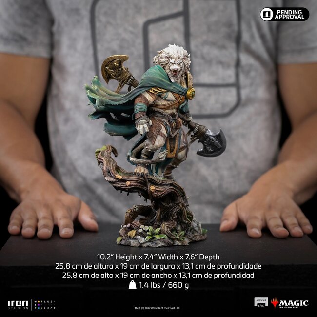 Magic The Gathering Art Scale Statue 1/10 Ajani Goldmane 26 cm