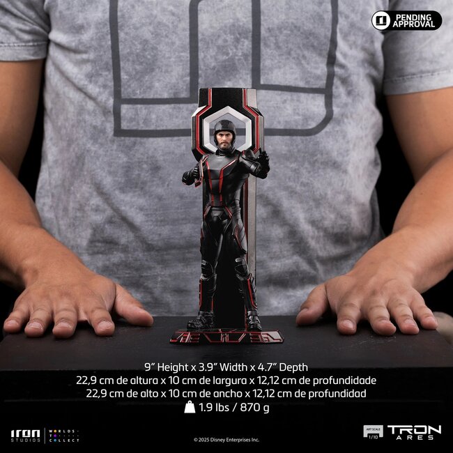 Tron Art Scale Statue 1/10 Ares 23 cm