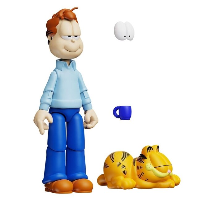 Garfield Action Figure Jon Arbuckle Deluxe Edition 19 cm