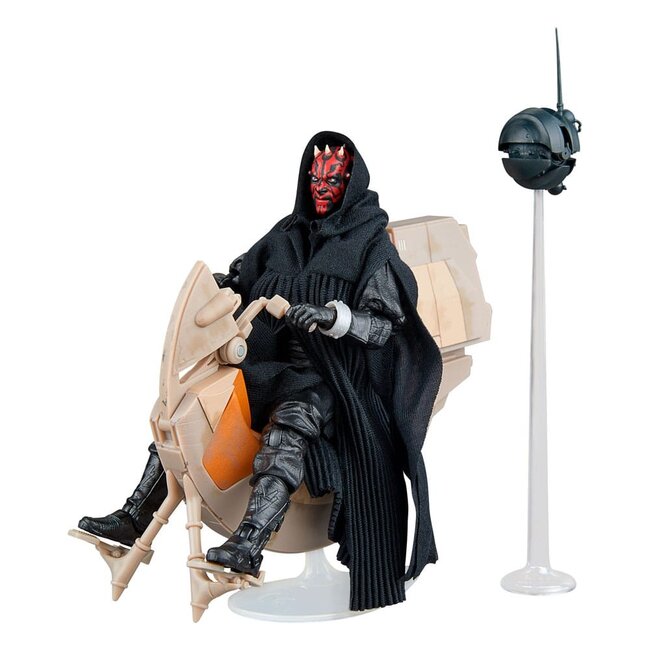 Star Wars Episode I Black Series Fahrzeug mit Actionfigur Darth Maul & Sith Speeder 25. Jubiläum