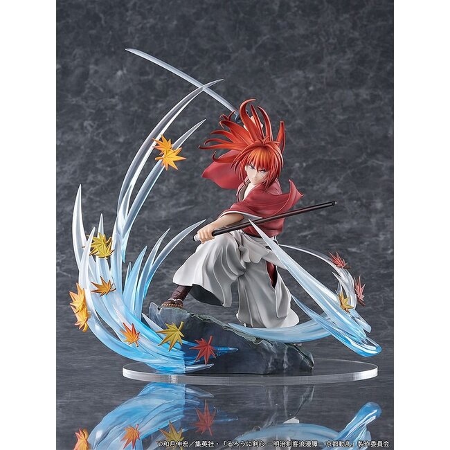 Rurouni Kenshin: Meiji Kenkaku Romantan Kyoto Douran PVC Statue 1/7 Kenshin Himura Souryusen Ver. 27 cm