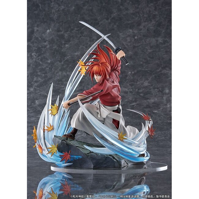 Rurouni Kenshin: Meiji Kenkaku Romantan Kyoto Douran PVC Statue 1/7 Kenshin Himura Souryusen Ver. 27 cm