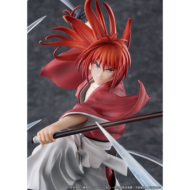 Rurouni Kenshin: Meiji Kenkaku Romantan Kyoto Douran PVC Statue 1/7 Kenshin Himura Souryusen Ver. 27 cm