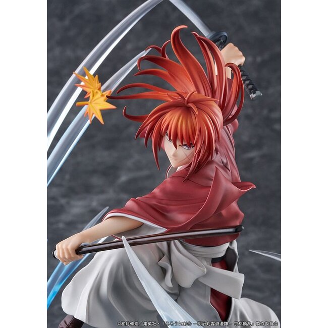Rurouni Kenshin: Meiji Kenkaku Romantan Kyoto Douran PVC Statue 1/7 Kenshin Himura Souryusen Ver. 27 cm