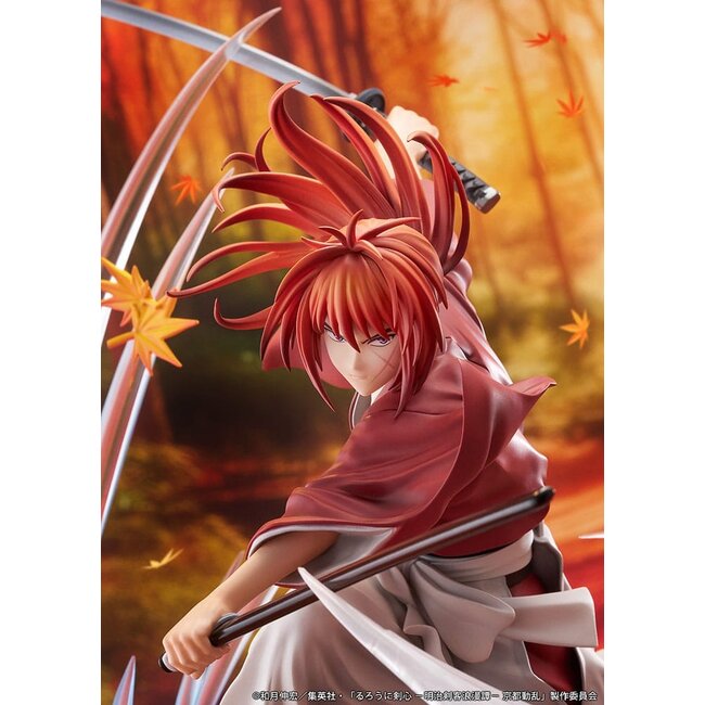 Rurouni Kenshin: Meiji Kenkaku Romantan Kyoto Douran PVC Statue 1/7 Kenshin Himura Souryusen Ver. 27 cm
