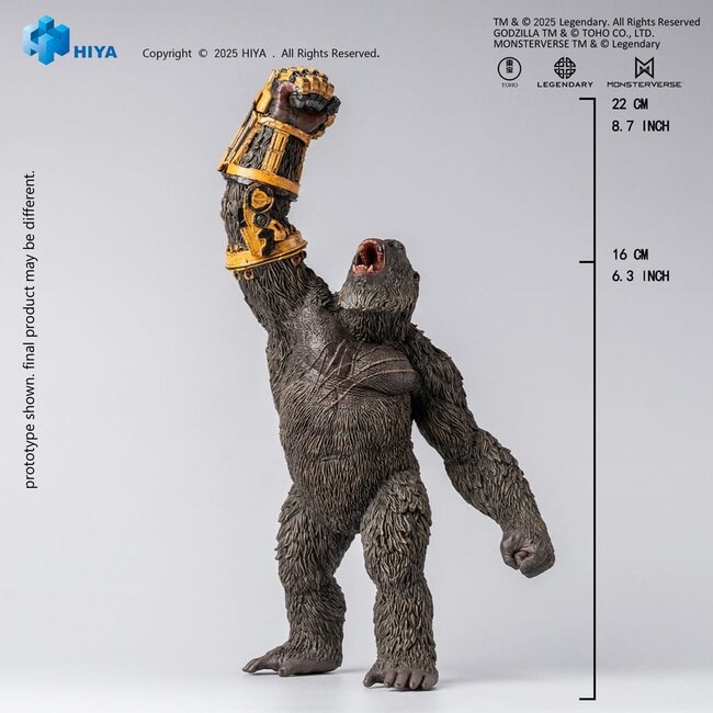Godzilla x Kong The New Empire Stylist Series PVC-Statue Kong BEAST Handschuh-Version 22 cm