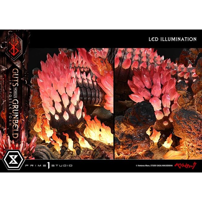 Berserk Ultimate Diorama Masterline Series Statue Berserk Guts vs. Grunbeld in Apostelform 58 cm