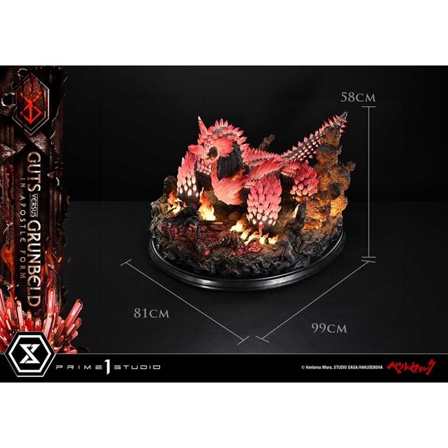 Berserk Ultimate Diorama Masterline Series Statue Berserk Guts vs. Grunbeld in Apostelform 58 cm
