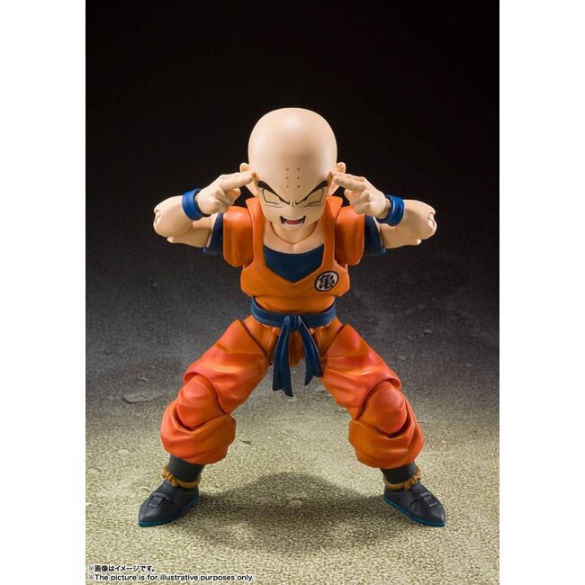 Dragon Ball Z S.H. Figuarts Action Figure Krillin-Earth's Strongest Man 12 cm