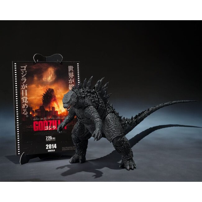 Godzilla 2014 SHMonsterArts Actionfigur Godzilla Movie Graphic Plus 15 cm