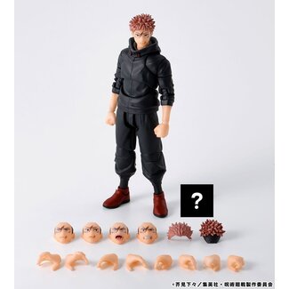 Bandai Tamashii Nations Jujutsu Kaisen SH Figuarts Actionfigur Yuji Itadori Sukunas Gefäß 15 cm
