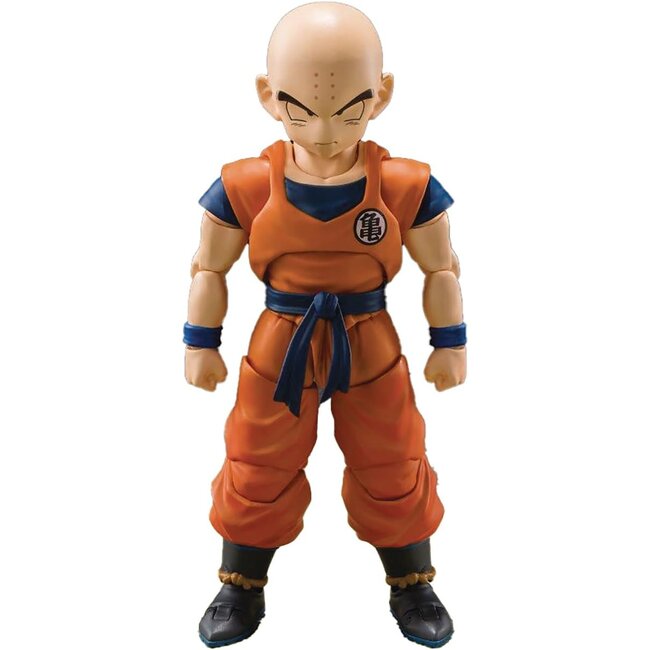 Dragon Ball Z SH Figuarts Actionfigur Krillin – Der stärkste Mann der Erde, 12 cm