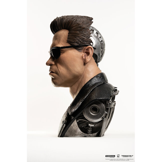 Terminator 2 Replika 1/1 Kunstmaske Büste T-800 Modell 101