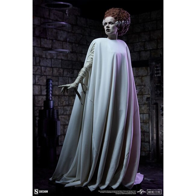 Braut von Frankenstein – Premium-Format-Statue aus verschiedenen Materialien – Die Braut von Frankenstein (Stoffkostüm) – 55 cm