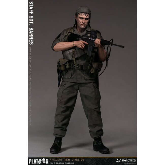 Platoon Action Figure 1/6 Staff Sergeant Barnes 30 cm