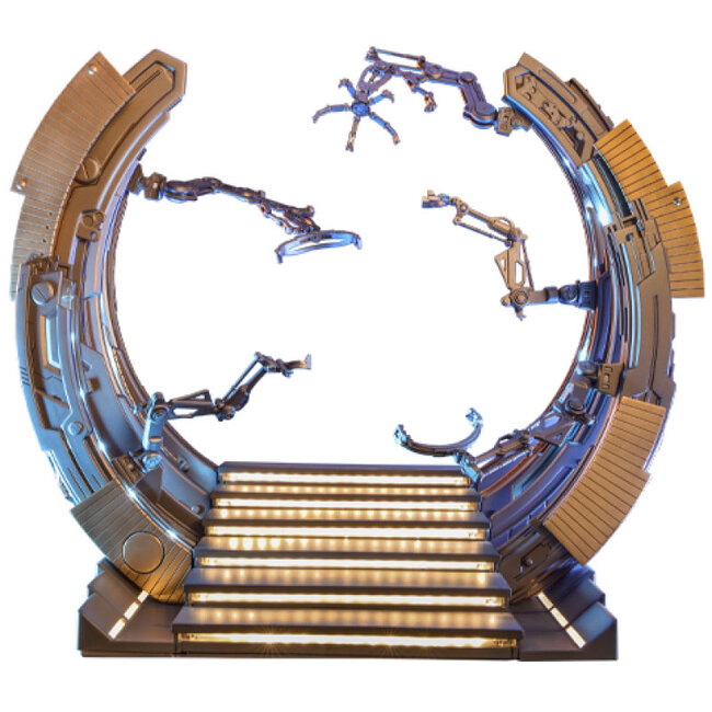 Marvel's The Avengers Accessoires Collectie Serie Iron Man Suit-Up Gantry