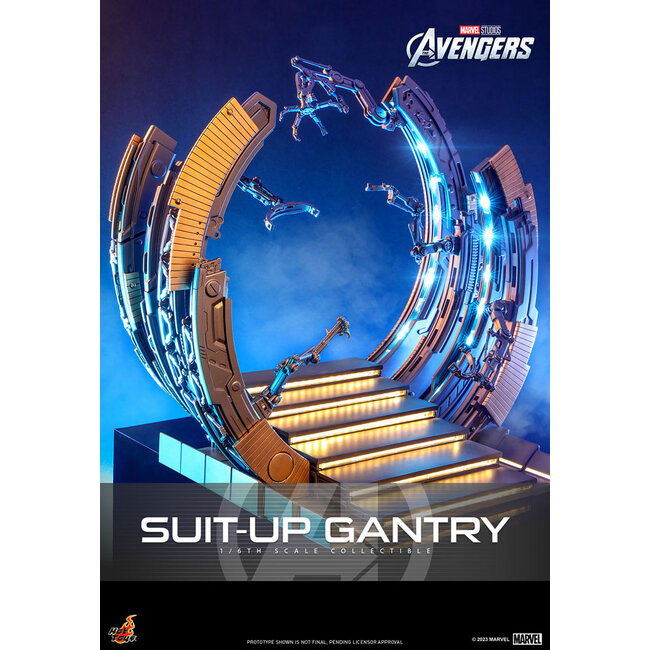 Marvel's The Avengers Accessories Collection Series Iron Man Suit-Up Gantry