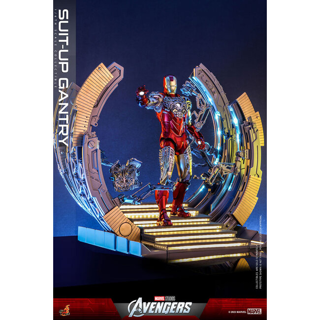 Marvels The Avengers Accessoires-Kollektion: Iron Man Anzug-Anzieh-Gantry