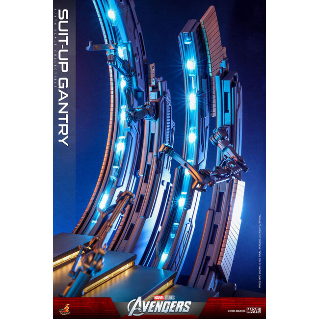 Marvel's The Avengers Accessories Collection Series Iron Man Suit-Up Gantry