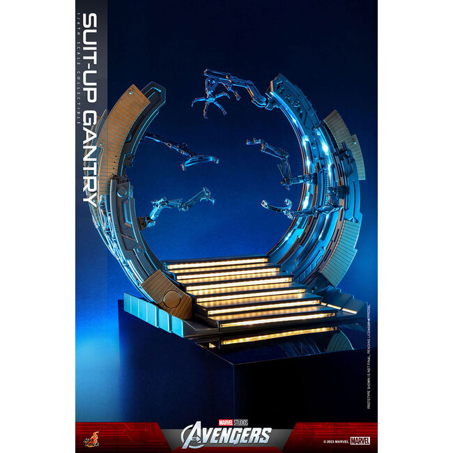 Marvel's The Avengers Accessories Collection Series Iron Man Suit-Up Gantry