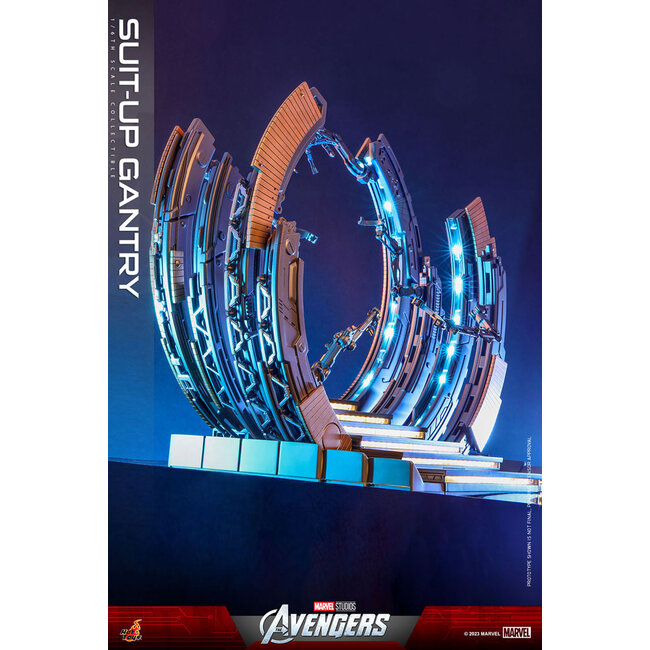 Marvels The Avengers Accessoires-Kollektion: Iron Man Anzug-Anzieh-Gantry