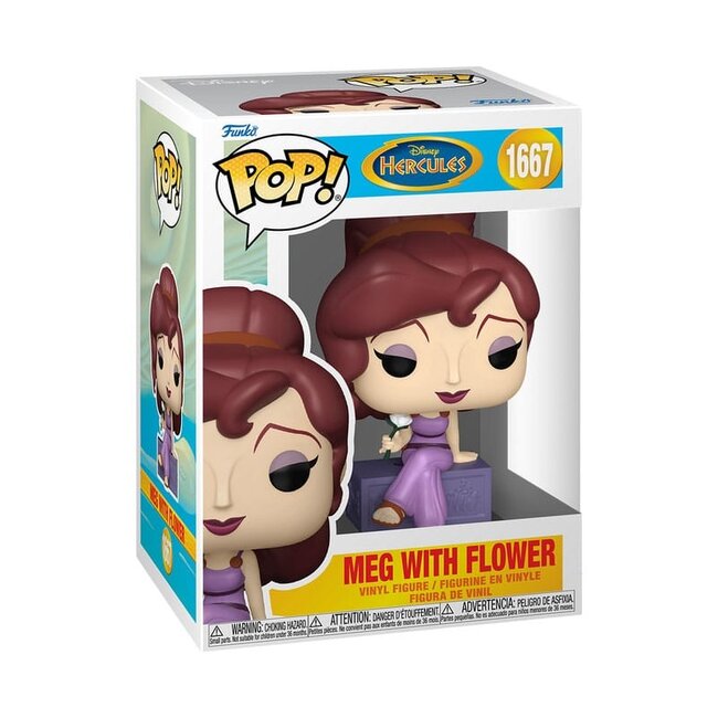 Hercules 25th Anniversary POP! Movies Vinylfigur Meg mit Blume 9 cm