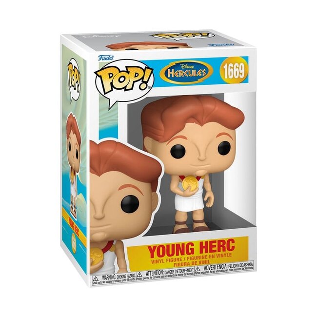 Hercules 25th Anniversary POP! Movies Vinylfigur Junger Hercules 9 cm