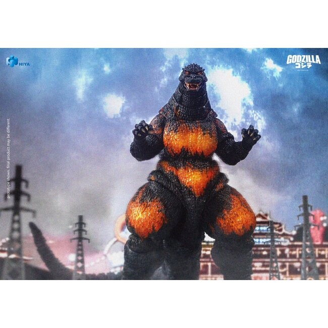 Godzilla vs. Destoroyah (1995) Exquisite Basic Actionfigur Burning Godzilla 18 cm
