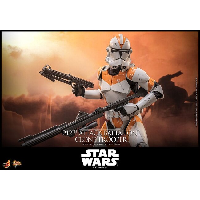 Star Wars: The Clone Wars Action Figure 1/6 212th Attack Battalion Clone Trooper Deluxe Version 30 cm