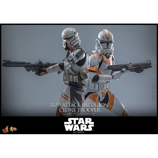 Star Wars: The Clone Wars Action Figure 1/6 212th Attack Battalion Clone Trooper Deluxe Version 30 cm