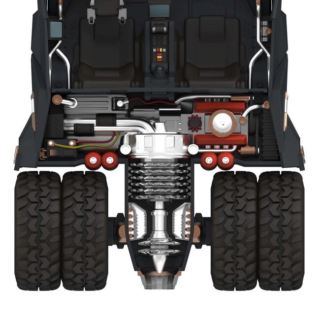 Batman 1989 Super Cyborg Fahrzeug Batmobil Tumbler (Vollfarbe) 33 cm