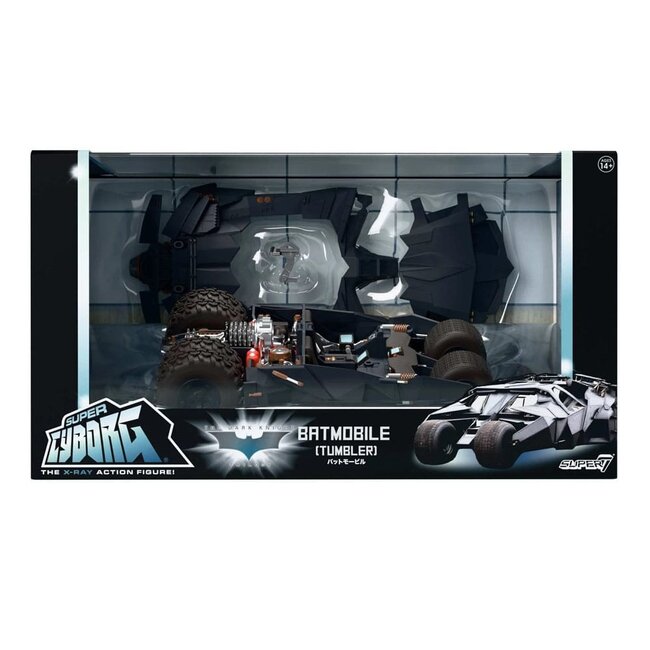 Batman 1989 Super Cyborg Fahrzeug Batmobil Tumbler (Vollfarbe) 33 cm