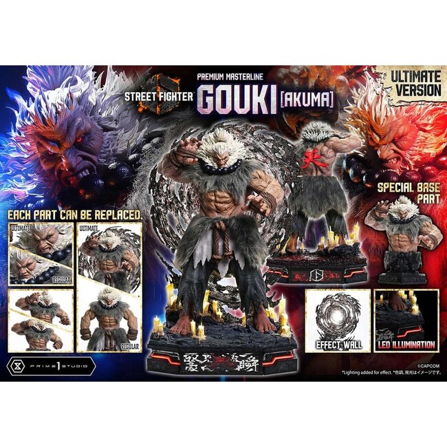 Street Fighter 6 Premium Masterline Series Statue 1/4 Akuma Ultimate Version 69 cm