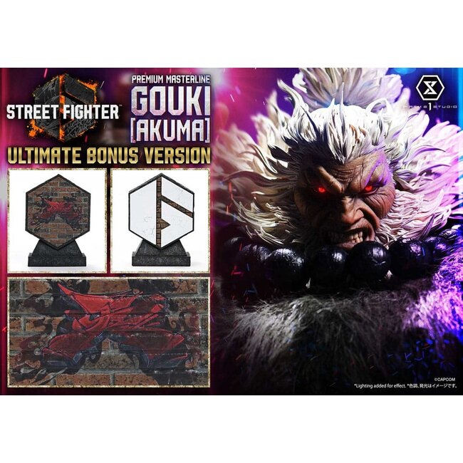 Street Fighter 6 Premium Masterline Series Statue 1/4 Akuma Ultimate Bonus Version 69 cm