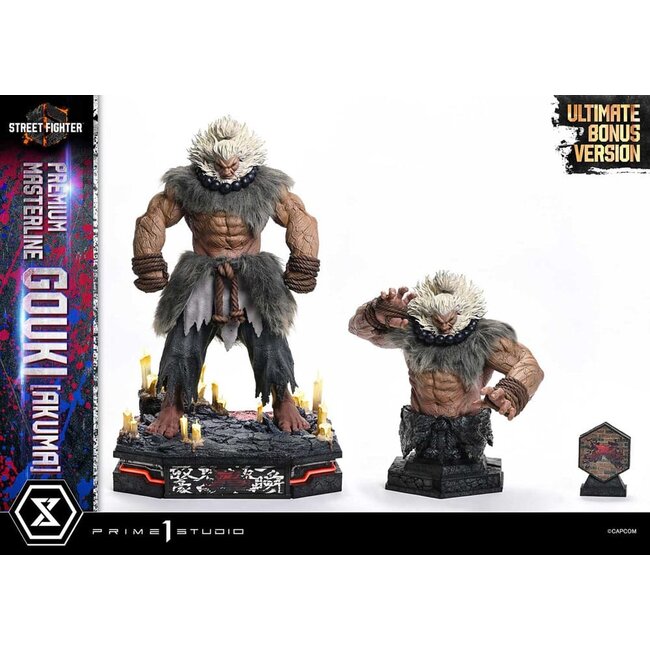 Street Fighter 6 Premium Masterline Series Statue 1/4 Akuma Ultimate Bonus Version 69 cm