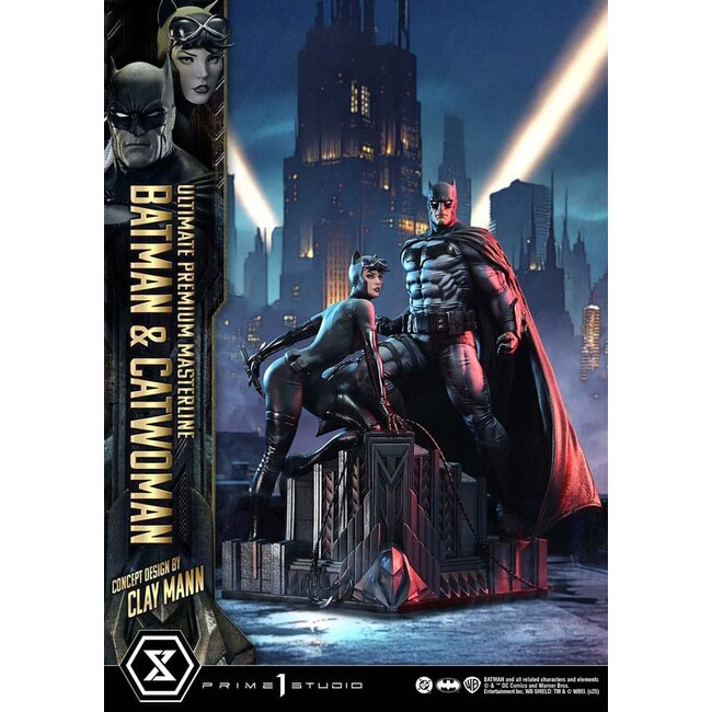 DC Comics Ultimate Premium Masterline Series Statue 1/4 Batman & Catwoman (Konzeptdesign von Clay Mann) 56 cm