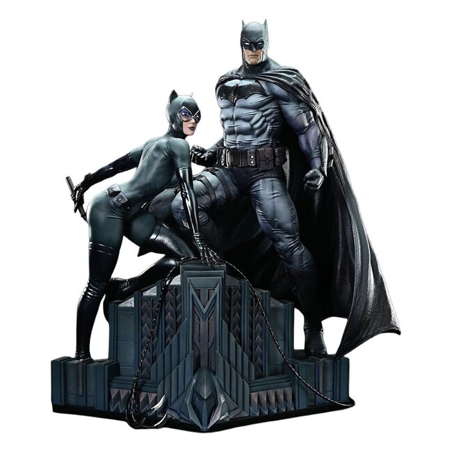 DC Comics Ultimate Premium Masterline Series Statue 1/4 Batman & Catwoman (Konzeptdesign von Clay Mann) Bonusversion 56 cm