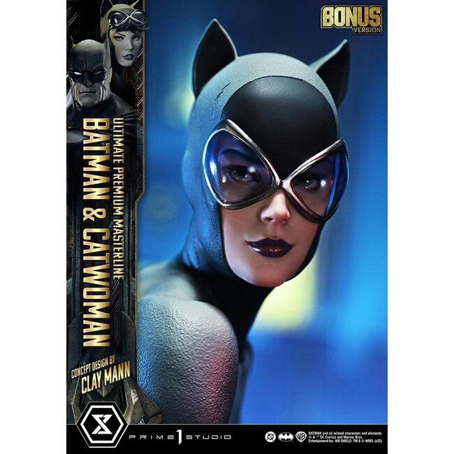 DC Comics Ultimate Premium Masterline Series Statue 1/4 Batman & Catwoman (Konzeptdesign von Clay Mann) Bonusversion 56 cm