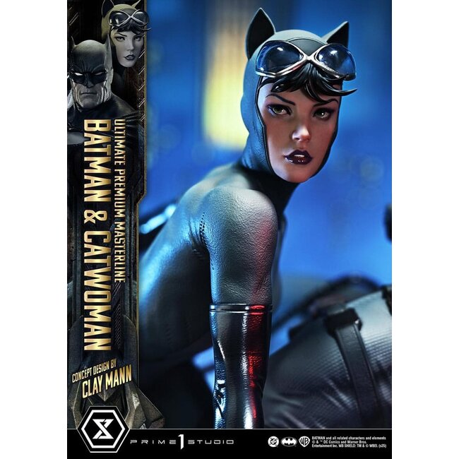 DC Comics Ultimate Premium Masterline Series Statue 1/4 Batman & Catwoman (Konzeptdesign von Clay Mann) Bonusversion 56 cm