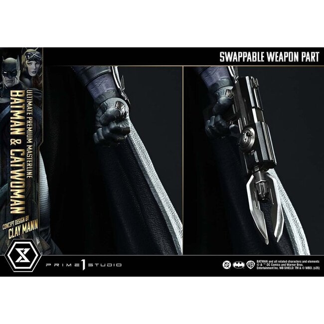 DC Comics Ultimate Premium Masterline Series Statue 1/4 Batman & Catwoman (Konzeptdesign von Clay Mann) Bonusversion 56 cm