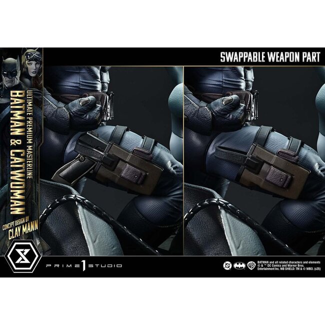 DC Comics Ultimate Premium Masterline Series Statue 1/4 Batman & Catwoman (Konzeptdesign von Clay Mann) Bonusversion 56 cm