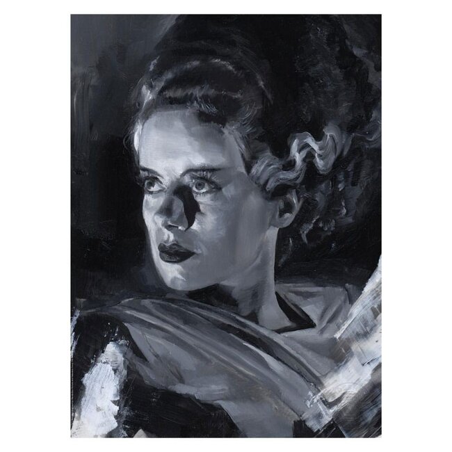 Bride of Frankenstein Art Print Bride of Frankenstein by Chris Valentine 41 x 31 cm - unframed