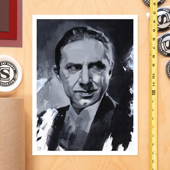 Dracula Kunstdruck von Chris Valentine, 41 x 31 cm - ungerahmt