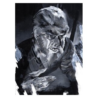 Sideshow Collectibles Kunstdruck „Der Wolfsmensch“ von Chris Valentine, 41 x 31 cm – ungerahmt