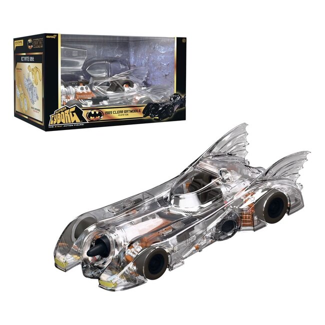 Super7 Batman 1989 Super Cyborg Vehicle Batmobile 1989 (Clear) 35 cm