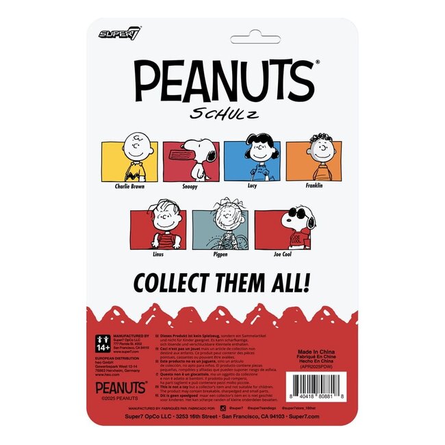 Peanuts ReAction Actionfigur Welle 8 Linus 9 cm