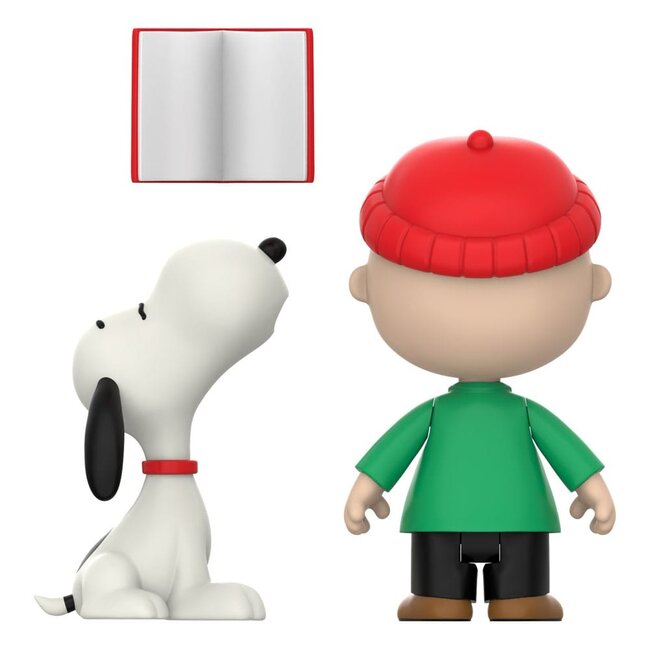 Peanuts ReAction Actionfiguren 2er-Pack Brown und Snoopy (Singen von Weihnachtsliedern) 10 cm